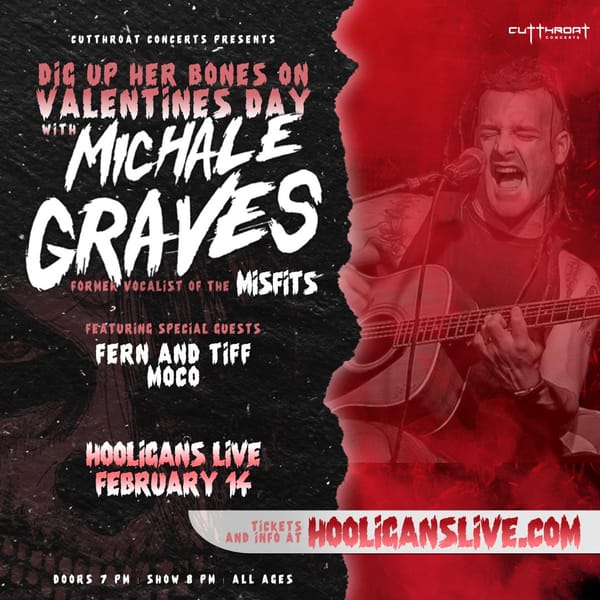 Concert Recap: Michale Graves' "One Man Roadshow" Tour in Jacksonville, NC (February 14, 2023)