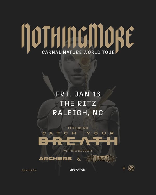 Concert Recap: Nothing More's "Carnal Nature" Tour in Raleigh, NC (1/16/2026)